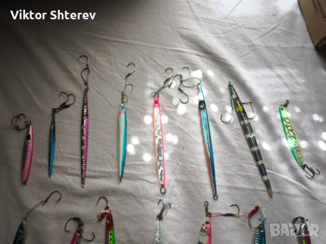 Комплект 15 бр. метални джигове – Savage Gear, Gonane, Slick Jig, снимка 2 - Такъми - 55959776