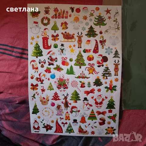 стикери  зимни различни, снимка 4 - Декорация за дома - 56311523