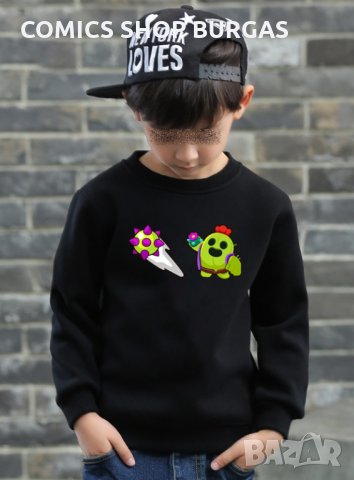Детска ватирана блуза BRAWL STARS, снимка 8 - Детски анцузи и суичери - 30810084