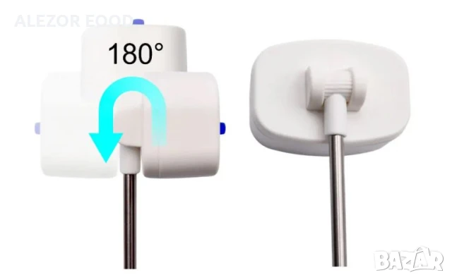 Кухненски термометър електронен TA-288 с въртяща се глава – бял, Кулинарен, Готварски термометър, снимка 4 - Други стоки за дома - 50543937