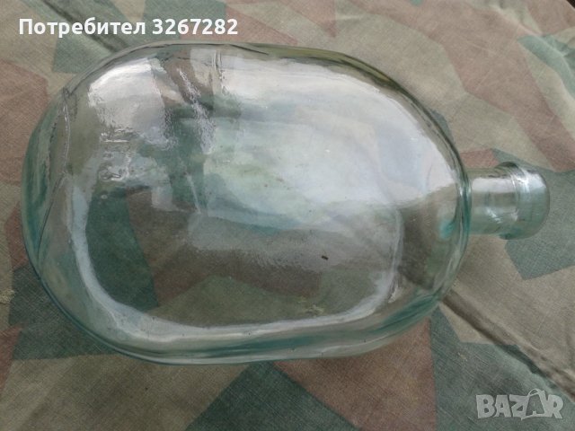 Манерка, Съветска, Стъклена,Втора Световна Война, снимка 3 - Антикварни и старинни предмети - 37613948