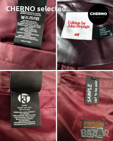 H&M x EDITION BY JOHN BOYEGA 2-в-1 мъжко пуфер яке • елек от еко кожа – лимитирана серия – L•XL, снимка 17 - Якета - 54031813