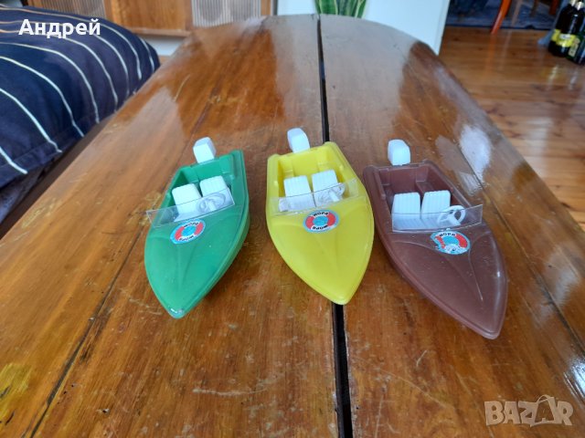 Стара играчка лодка,катер #7, снимка 2 - Антикварни и старинни предмети - 36824916