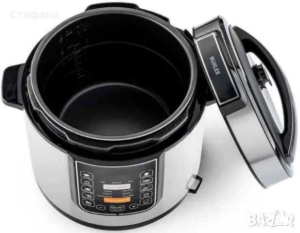 Електрически мултикукър под ниско налягане Muhler, 1000-1200W, снимка 6 - Друга електроника - 49350425