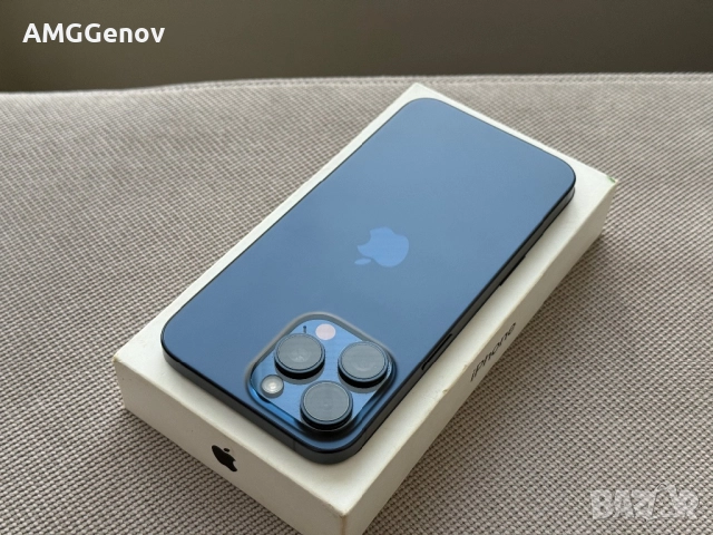 *512GB*Като Нов iPhone 15 Pro Max 512GB Blue Titanium, снимка 3 - Apple iPhone - 51995083