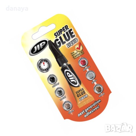 3164 Универсално лепило Super Glue Liquid JIP секундно, 3g, снимка 2 - Други - 40698146