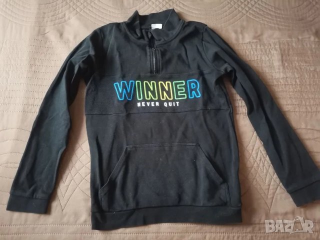 черна блуза с дълъг ръкав на LC waikiki ръст 140-146см 10-11год 