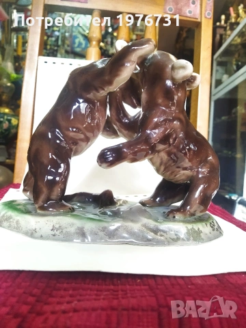 Австрийска статуетка керамика , снимка 3 - Статуетки - 54240288