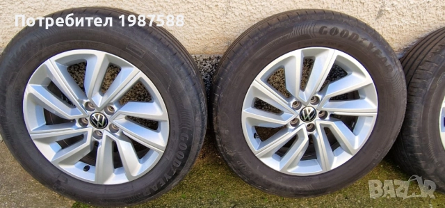 Джанти с  Летни гуми VW AUDI 5×112 r16, снимка 11 - Гуми и джанти - 52615496