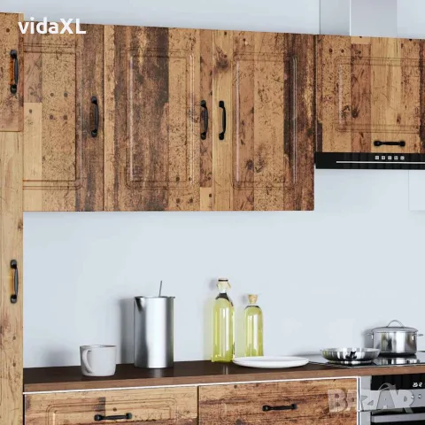vidaXL Кухненски стенен шкаф, Kalmar, старо дърво, инженерно дърво, снимка 2 - Шкафове - 56148259