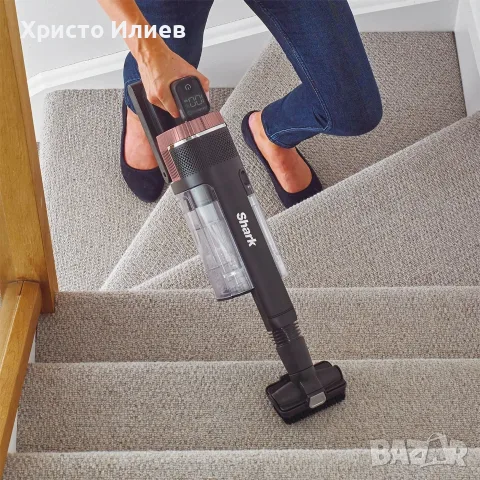 Вертикална прахосмукачка Shark Stratos IZ400EUTBK, снимка 5 - Прахосмукачки - 56309260