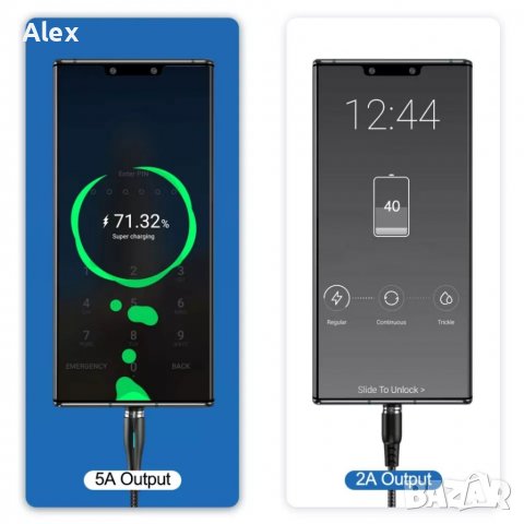 Магнитни кабели 5А , снимка 8 - USB кабели - 37260036