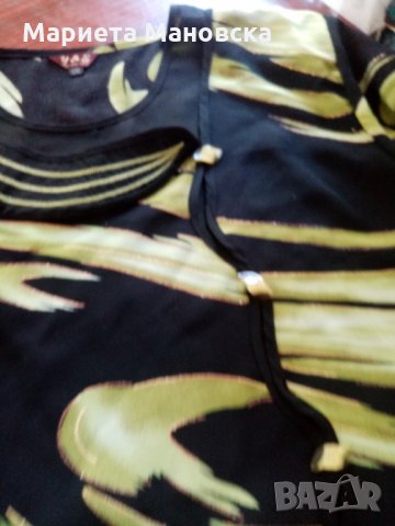 Елегантна копринена дамска блуза р. ХХЛ,днес 10 лв, снимка 2 - Туники - 29795745