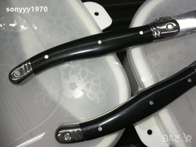 laguiole 2бр BLACK-knives france 1602210918, снимка 5 - Колекции - 31831175