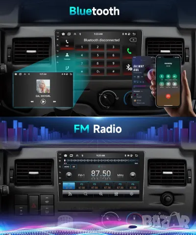 Мултимедия, Двоен дин, Навигация, за Ford Focus, Ford Transit, плеър, екран, Android, Transit, Focus, снимка 10 - Аксесоари и консумативи - 50334522