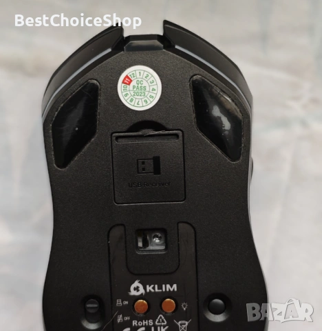 KLIM Blaze Pro презареждаща се безжична геймърска мишка с RGB зарядна станция - нова версия -, снимка 11 - Клавиатури и мишки - 53243441