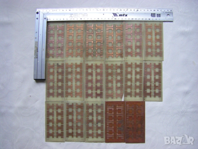 17 броя експериментални печатни платки с дебелина  1.5мм, снимка 3 - Друга електроника - 37190749