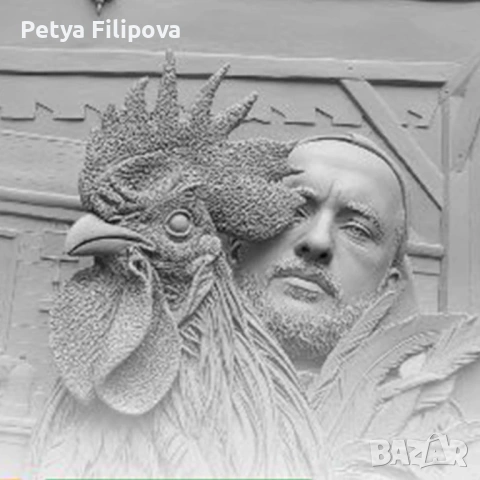 3D Портрет върху дърво