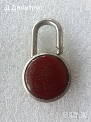 Оригинален стар катинар Delta от 70те., снимка 4 - Антикварни и старинни предмети - 40039067