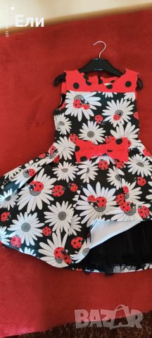 Красива рокля 116-122, снимка 2 - Детски рокли и поли - 37843950