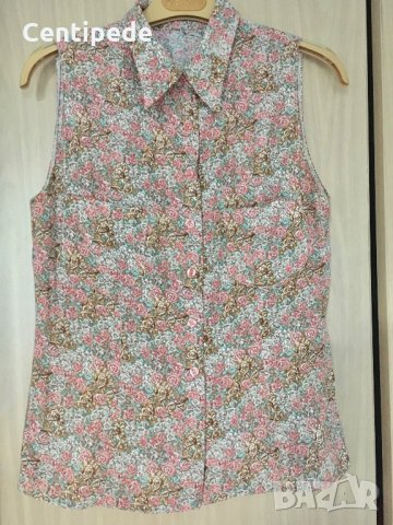Памучна риза без ръкави, снимка 1