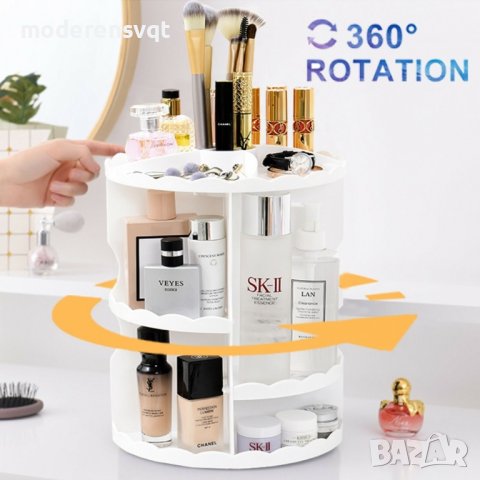Въртящ органайзер за бижута и козметика 360 градуса, снимка 3 - Други - 40727698