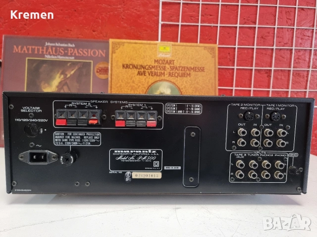 Усилвател MARANTZ PM-500DC, снимка 7 - Ресийвъри, усилватели, смесителни пултове - 53189174