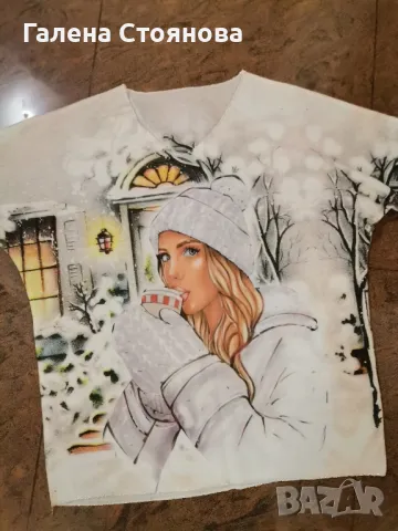 Дамски красиви блузи, снимка 9 - Блузи с дълъг ръкав и пуловери - 35438342