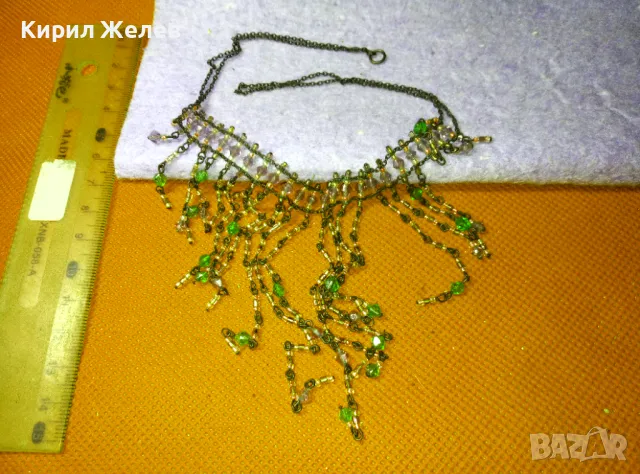 Стара МЪНИСТЕНА РЕТРО ОГЪРЛИЦА ФИНА РЪЧНА ЕТНО АРТ ИЗРАБОТКА 47451, снимка 4 - Антикварни и старинни предмети - 47336487