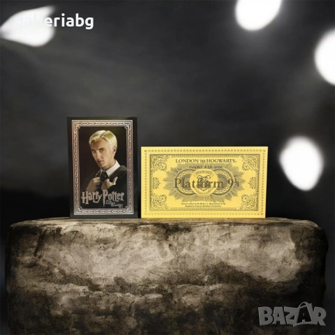 Магическа пръчка Draco Malfoy с кутия и аксесоари – Wizard Wand Set, снимка 4 - Колекции - 53919530