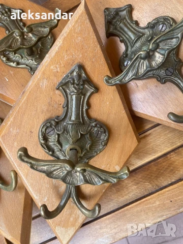 Закачалки месингови 6 бр., снимка 5 - Други - 50851665