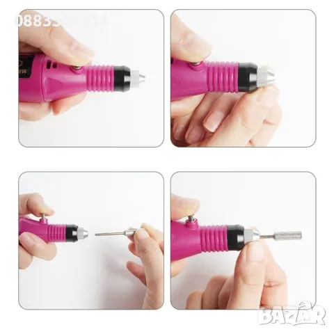 Електрическа пила за маникюр и педикюр , снимка 2 - Продукти за маникюр - 47396053