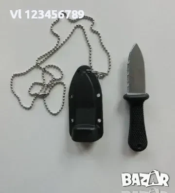 Нож и за носене на врат cold steel SUPER EDGE - 50х107, снимка 3 - Ножове - 52266155