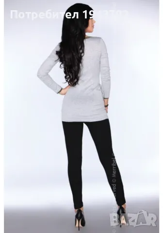 Дамска туника с V-образно деколте CG030, снимка 4 - Туники - 48287714