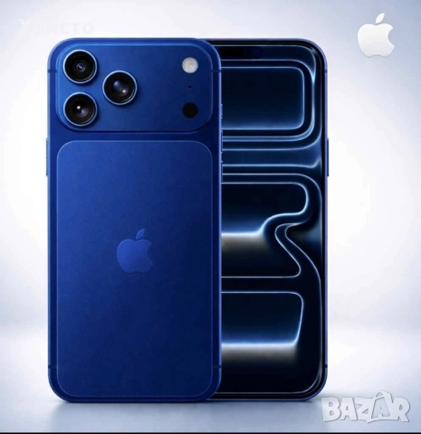 НОВ!!! Apple iPhone 17 Pro Max, 256GB, 5G, Deep Blue + подарък оригинален адаптер Apple, снимка 5 - Apple iPhone - 52854782