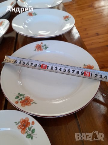 Стара порцеланова чиния,чинии #17, снимка 4 - Антикварни и старинни предмети - 35271252