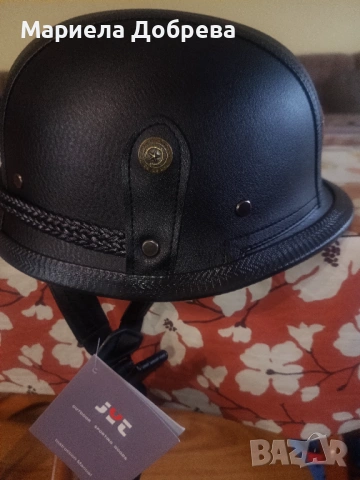 Ретро каска за мотор тип канчее...,, снимка 4 - Аксесоари и консумативи - 53204243