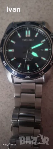 часовник seiko kinetic , снимка 5 - Мъжки - 55788997