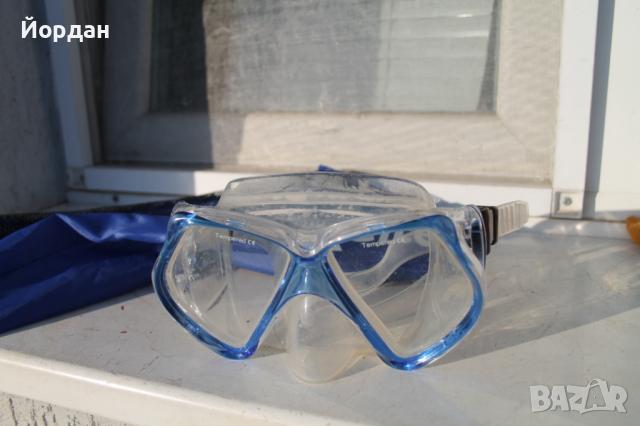 Очила и шнорхел за плуване, снимка 3 - Водни спортове - 44532821