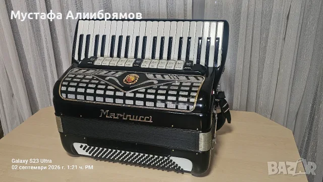 Marinucci италианско 120 баса, снимка 2 - Акордеони - 55928249