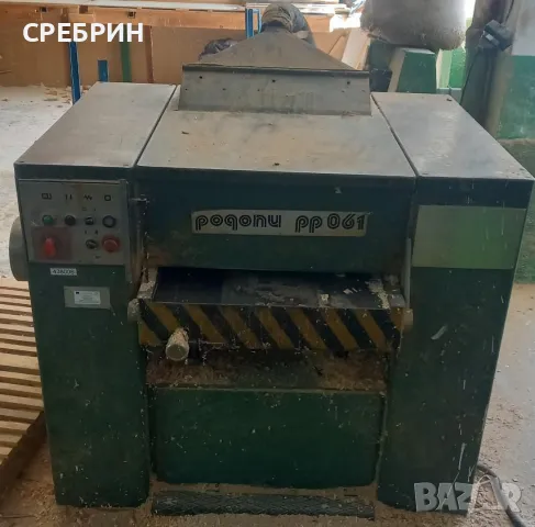 Щрайхмус на 610 мм с 4 ножа и автоматично качване и сваляне на плота височина 200 мм мотор 5,5 кв тр