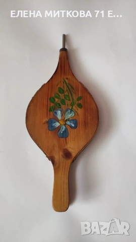 Старо духало за камина, снимка 2 - Антикварни и старинни предмети - 54131196