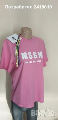 MSGM Milano  Oversize Cotton Womens Size XS НОВО! ОРИГИНАЛ! Дамска Tениска!, снимка 6 - Тениски - 50104351