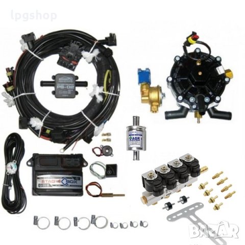 Газов Инжекцион AC Stag 4 Box Basic - Преден миникит 