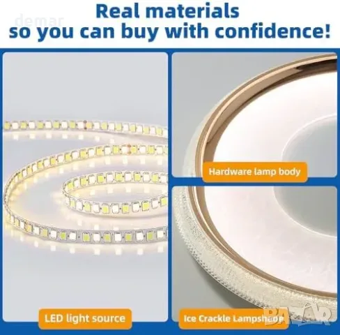 Димируем LED плафон 28 W, 2800 lm, 3000/4500/6500 K, снимка 5 - Лед осветление - 55945904