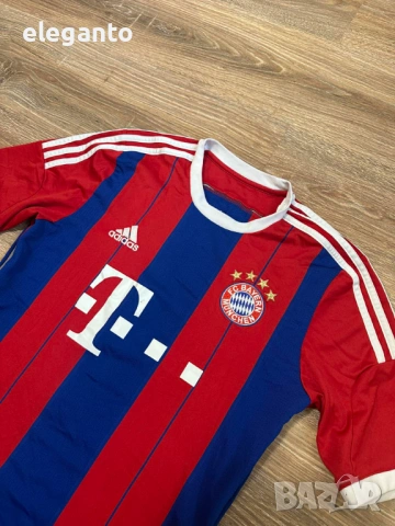 Оригинална тениска FC Bayern Munich Adidas 2014 LEWANDOWSKI #9  Домакинска , М размер , снимка 4 - Спортни дрехи, екипи - 54219651