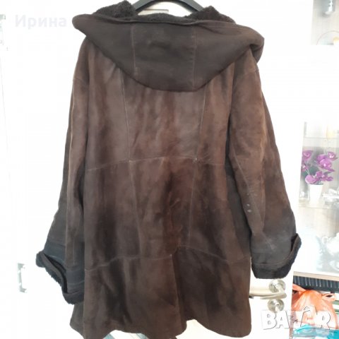 Дамско палто естествена кожа 3XL, снимка 2 - Палта, манта - 32065527