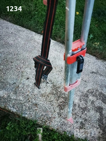 алуминиев трипод стенд за оптичен нивел (стойка) геодезическа тринога  , снимка 4 - Други инструменти - 52896604