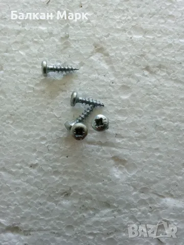 🔩ВИНТ, ВИНТОВЕ, полуобла глава,3.0х12мм – ПОЦИНКОВАНИ