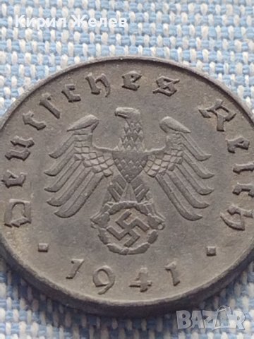 Монета 10 райхсфенинг 1941г. Германия Трети Райх с СХВАСТИКА за КОЛЕКЦИЯ 29388, снимка 7 - Нумизматика и бонистика - 42820030